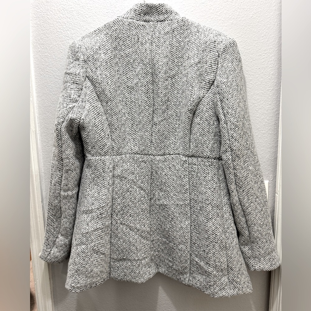 Vici Gray Herringbone Teddy Jacket - image 2